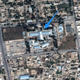 Satellite image of hospital area before the attack, on June 21, 2015.